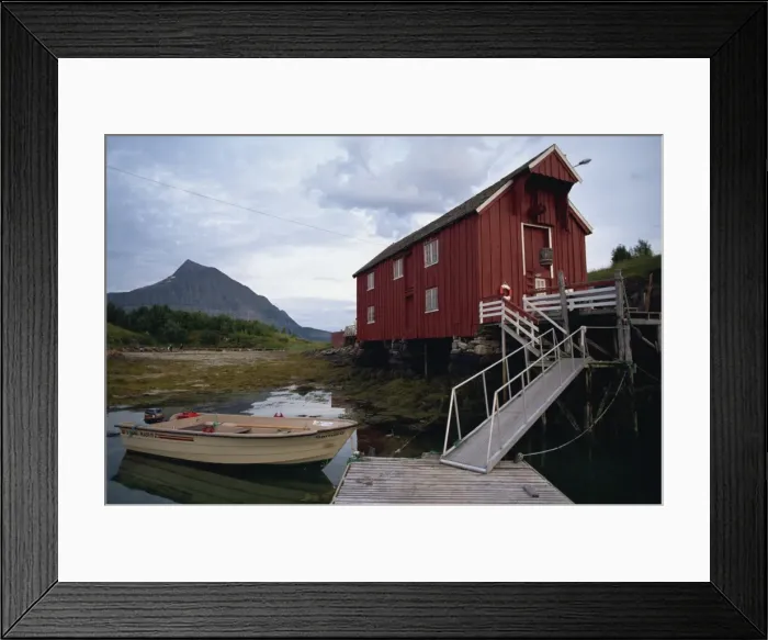 Framed Print : Arrival jetty on private islands stock with salmon for fishing, Salmon Islands Framed Print : Arrival jetty on private islands stock with salmon for fishing, Salmon Islands
