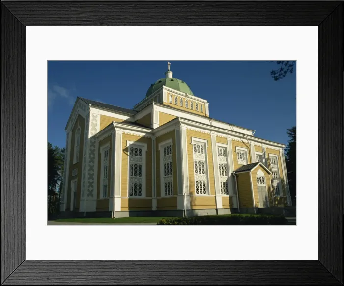 Framed Print : The worlds largest wooden church, dating from 1848, Kerimaki, Finland Framed Print : The worlds largest wooden church, dating from 1848, Kerimaki, Finland