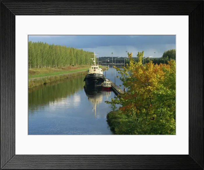 Framed Print : Waterway of the Saimaa Canal, Mustulo, near Lappeenranta, Finland, Scandinavia, Europe Framed Print : Waterway of the Saimaa Canal, Mustulo, near Lappeenranta, Finland, Scandinavia, Europe