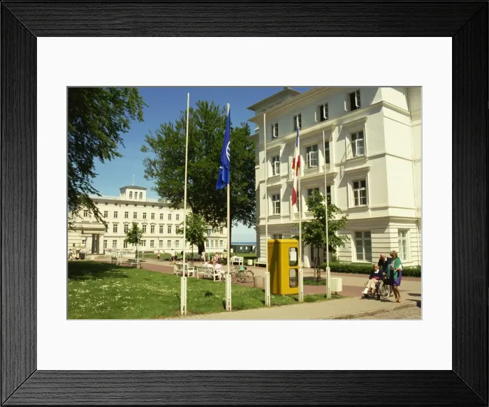 Framed Print : Buildings of Kurhaus spa resort, Heiligendamm, Germany, Europe Framed Print : Buildings of Kurhaus spa resort, Heiligendamm, Germany, Europe
