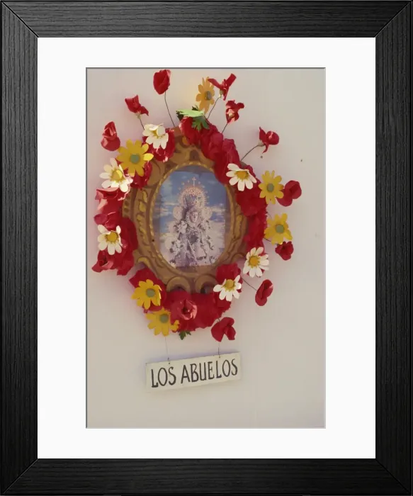Framed Print : Los Abuelos (grandparents), name of wagon in Romeria del Rocio procession Framed Print : Los Abuelos (grandparents), name of wagon in Romeria del Rocio procession