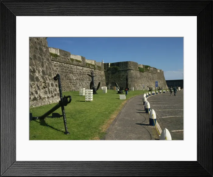 Framed Print : Fortifications, Ponta Delgada, Sao Miguel island, Azores, Portugal, Europe Framed Print : Fortifications, Ponta Delgada, Sao Miguel island, Azores, Portugal, Europe