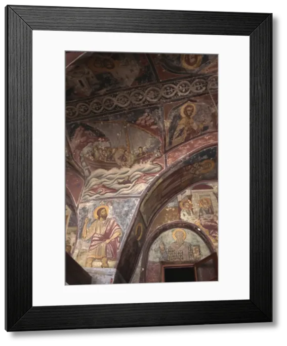 Framed Print : Wall frescoes, Monastery of St. John, Hora, Patmos, Dodecanese, Greek Islands Framed Print : Wall frescoes, Monastery of St. John, Hora, Patmos, Dodecanese, Greek Islands