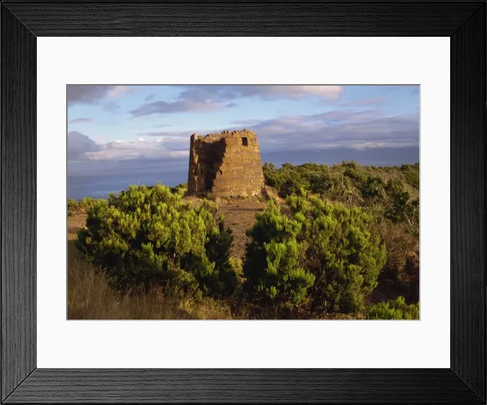 Framed Print : Morro Grande, stone tower, Sao Jorge, Azores, Portugal, Europe Framed Print : Morro Grande, stone tower, Sao Jorge, Azores, Portugal, Europe