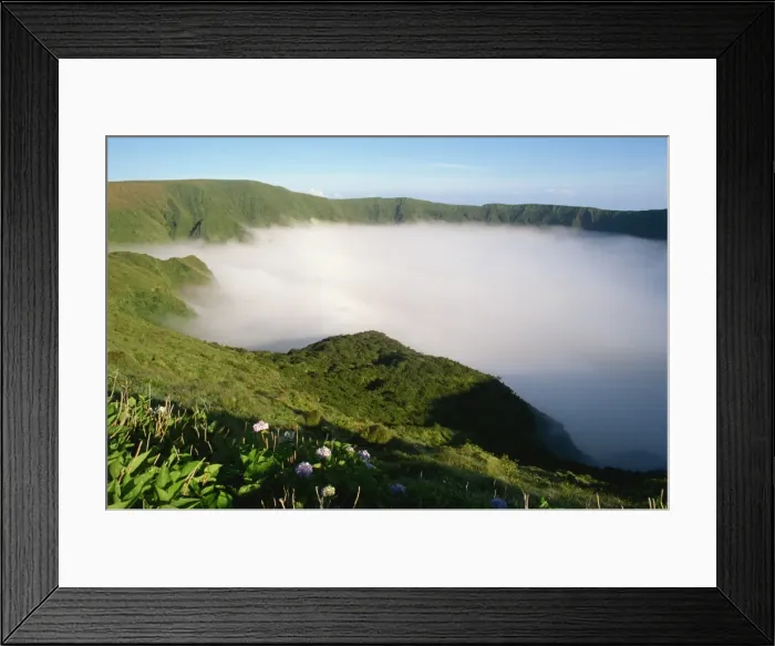 Framed Print : Cloud in crater, Caldeira, Faial, Azores, Portugal, Europe Framed Print : Cloud in crater, Caldeira, Faial, Azores, Portugal, Europe