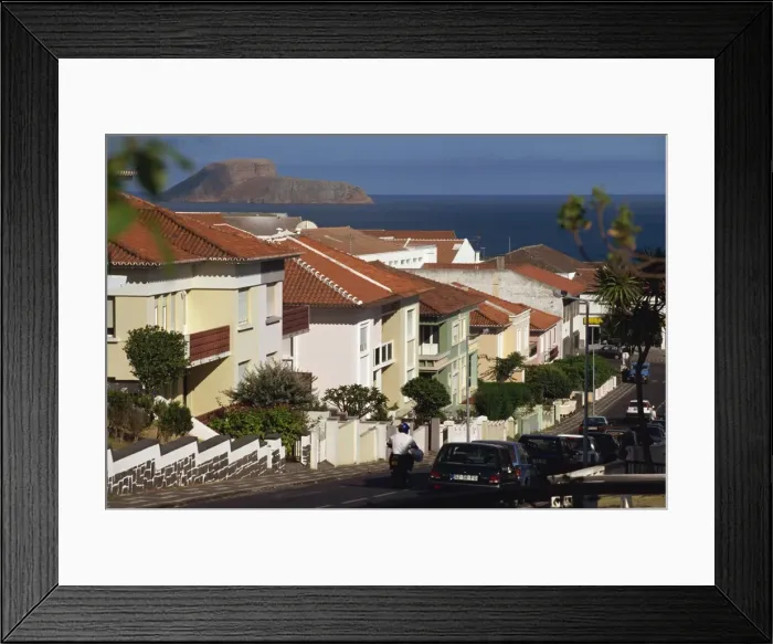 Framed Print : Street in Angra do Heroismo, Terceira, Azores, Portugal, Atlantic, Europe Framed Print : Street in Angra do Heroismo, Terceira, Azores, Portugal, Atlantic, Europe