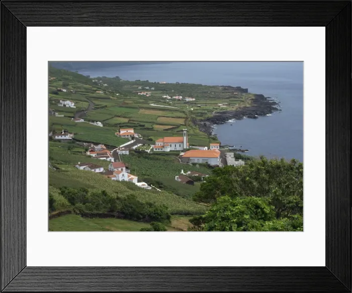 Framed Print : Arrife Miradouro, view to Santa Barbara, Pico, Azores, Portugal, Atlantic, Europe Framed Print : Arrife Miradouro, view to Santa Barbara, Pico, Azores, Portugal, Atlantic, Europe