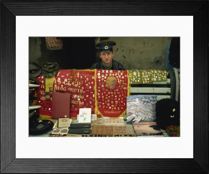 Framed Print : Souvenir seller, Vladivostok, Russian Far East, Russia, Europe Framed Print : Souvenir seller, Vladivostok, Russian Far East, Russia, Europe