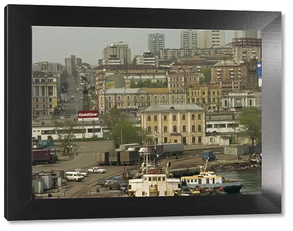 City above the port, Vladivostok, Russian Far East, Russia, Europe