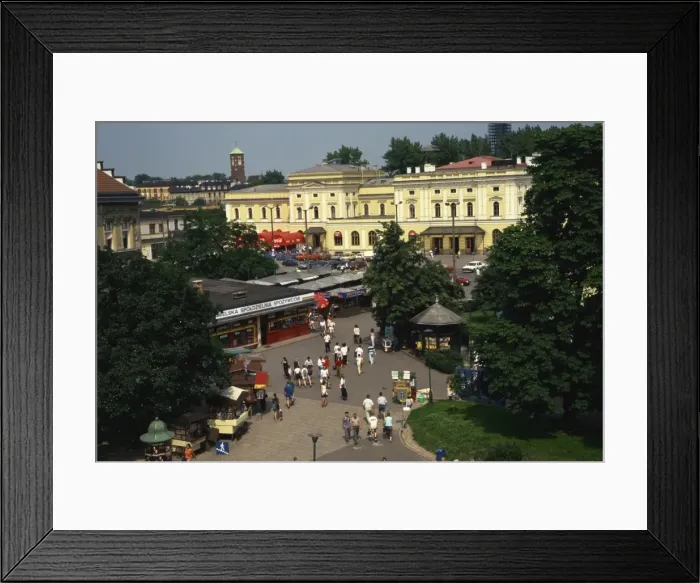 Framed Print : Railway station, Krakow, Makopolska, Poland, Europe Framed Print : Railway station, Krakow, Makopolska, Poland, Europe