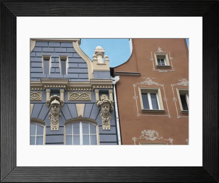 Framed Print : Gables, Dtugi, Gdansk, Pomerania, Poland, Europe Framed Print : Gables, Dtugi, Gdansk, Pomerania, Poland, Europe
