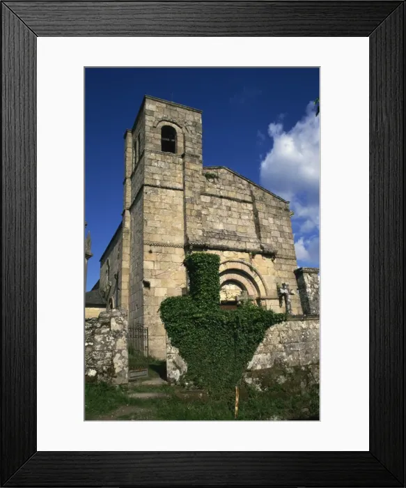 Framed Print : Church of Santiago on the Camino, Barbadelo, near Sarria, Lugo, Galicia, Spain, Europe Framed Print : Church of Santiago on the Camino, Barbadelo, near Sarria, Lugo, Galicia, Spain, Europe