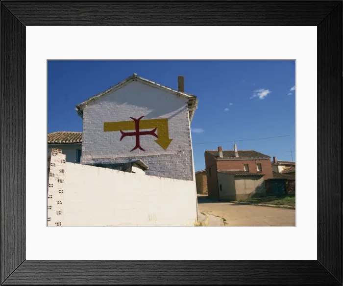 Framed Print : Private pilgrim refuge, Terradillo de los Templarios, Camino, Palencia Framed Print : Private pilgrim refuge, Terradillo de los Templarios, Camino, Palencia