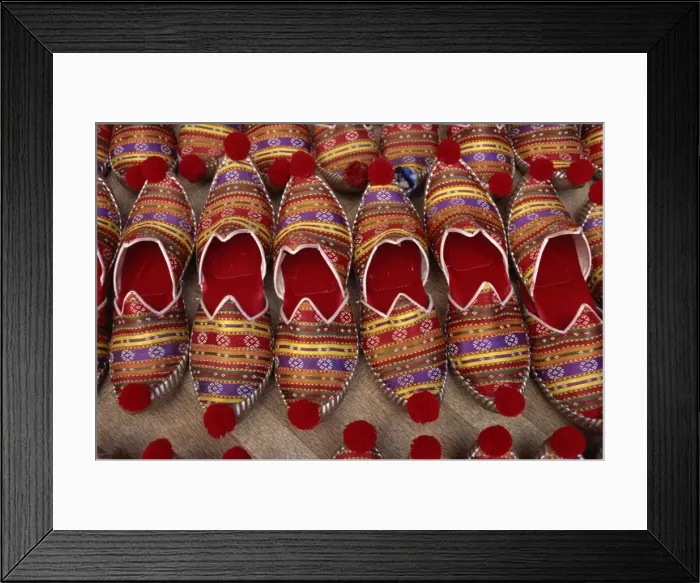 Framed Print : Turkish slippers, Turkey, Asia Minor, Eurasia Framed Print : Turkish slippers, Turkey, Asia Minor, Eurasia