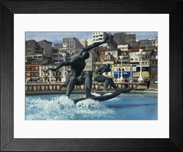Framed Print : A Coruna, Galicia, Spain, Europe Framed Print : A Coruna, Galicia, Spain, Europe