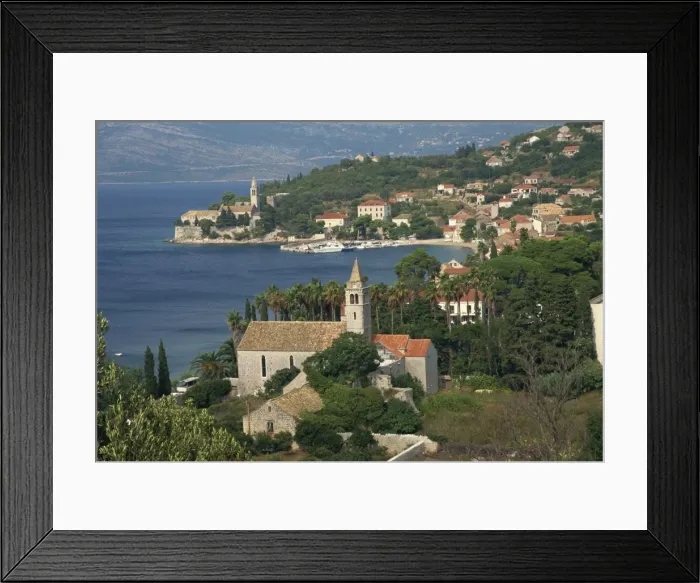 Framed Print : Lopud, Lopud Island, Croatia, Europe Framed Print : Lopud, Lopud Island, Croatia, Europe