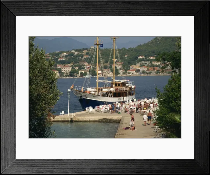Framed Print : Lopud Island, Croatia, Europe