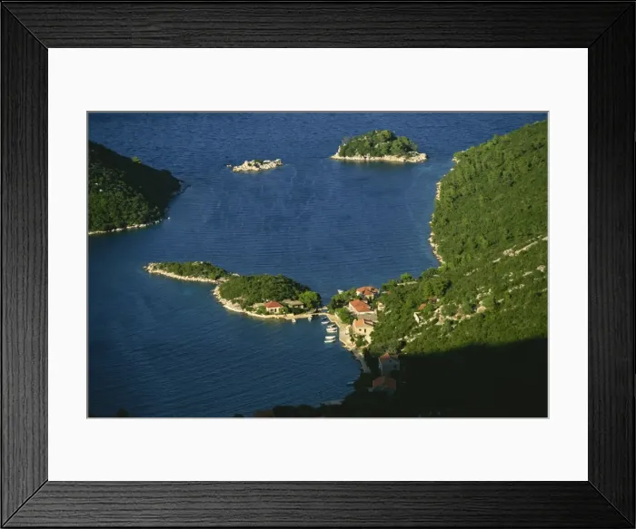 Framed Print : Prozurska Luka, Mljet Island, Croatia, Adriatic, Europe Framed Print : Prozurska Luka, Mljet Island, Croatia, Adriatic, Europe