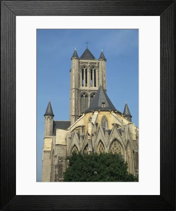 Framed Print : St. Niklskerk, dating from the 13th century, Ghent, Belgium, Europe Framed Print : St. Niklskerk, dating from the 13th century, Ghent, Belgium, Europe