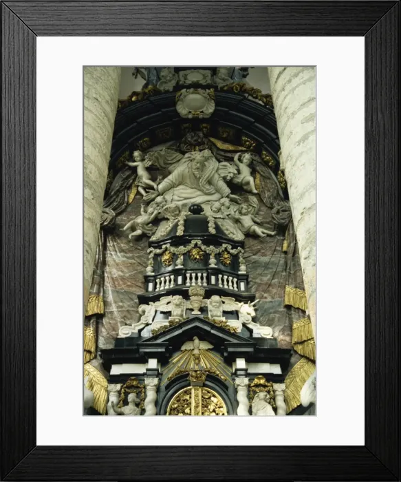 Framed Print : Rear of Baroque high altar, St. Niklskerk, Ghent, Belgium, Europe Framed Print : Rear of Baroque high altar, St. Niklskerk, Ghent, Belgium, Europe