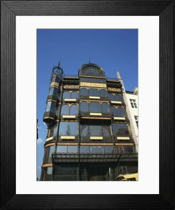 Framed Print : Old England Building, art nouveau, Brussels, Belgium, Europe Framed Print : Old England Building, art nouveau, Brussels, Belgium, Europe