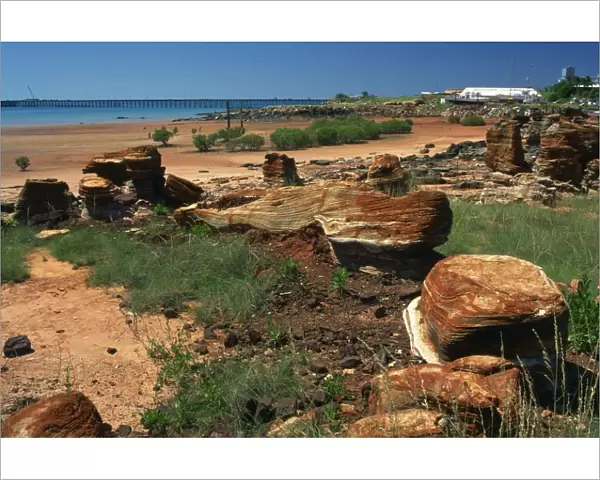 Rock forms, Broome, Kimberley, Western Australia, Australia, Pacific