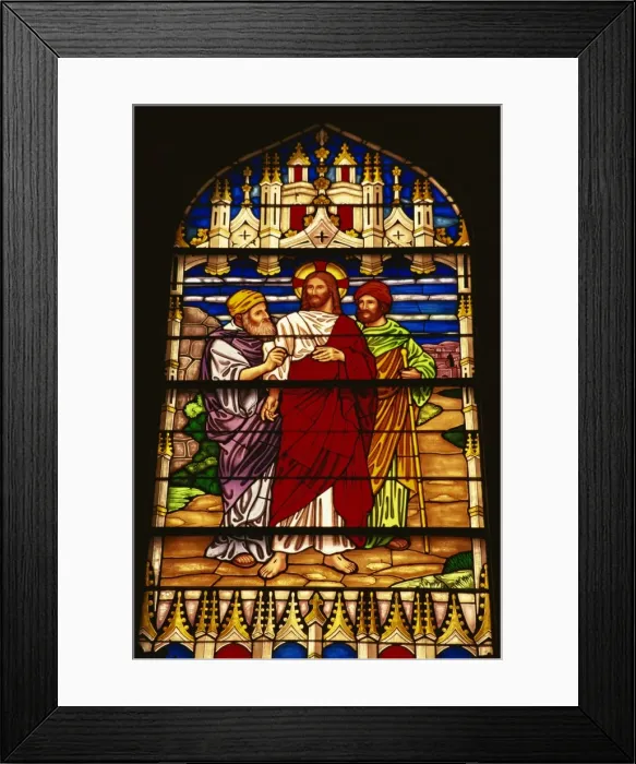 Framed Print : Stained glass in St. Pauls Church, Key West, Florida, United States of America Framed Print : Stained glass in St. Pauls Church, Key West, Florida, United States of America