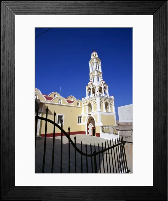 Framed Print : Church, Horio, Symi, Dodecanese, Greek Islands, Greece, Europe Framed Print : Church, Horio, Symi, Dodecanese, Greek Islands, Greece, Europe