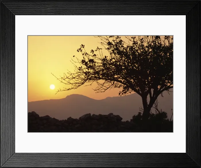 Framed Print : Sunset, Tilos, Dodecanese, Greek Islands, Greece, Europe Framed Print : Sunset, Tilos, Dodecanese, Greek Islands, Greece, Europe
