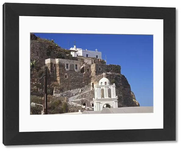 Castle, Mandraki, Nissyros, Dodecanese, Greek Islands, Greece, Europe
