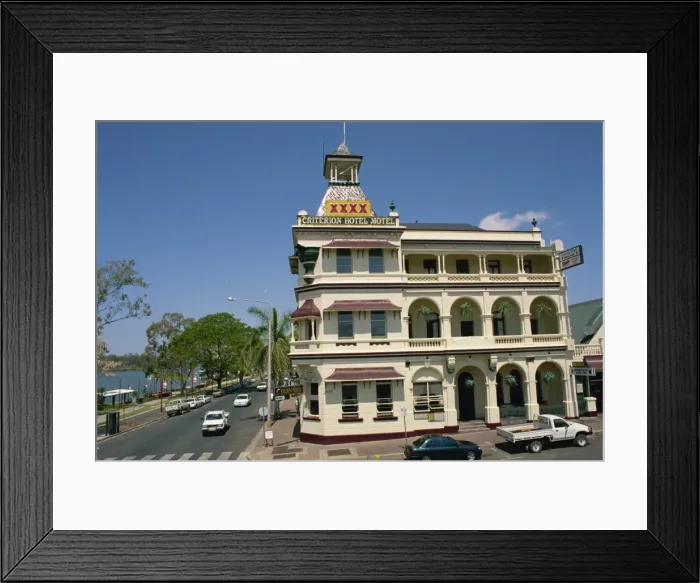 Framed Print : Criterion Hotel, Rockhampton, Queensland, Australia, Pacific Framed Print : Criterion Hotel, Rockhampton, Queensland, Australia, Pacific