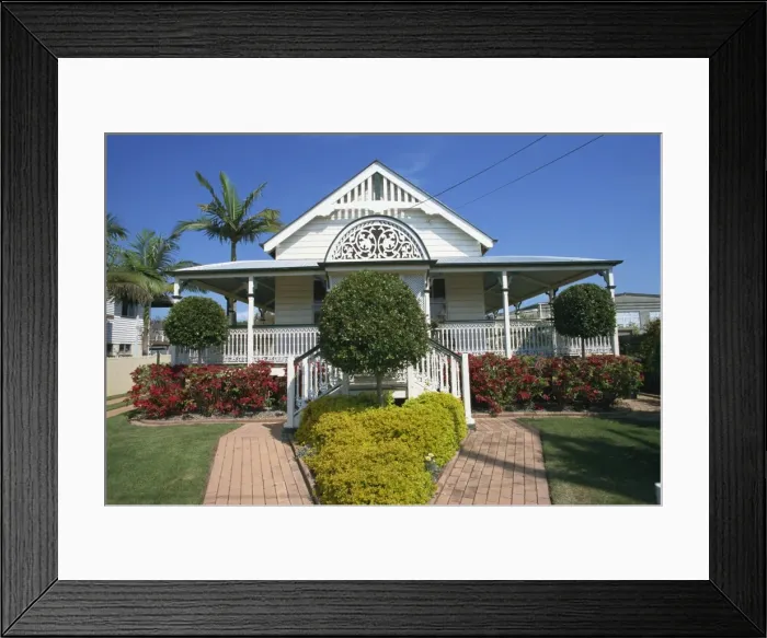 Framed Print : Home and garden, Brisbane, Queensland, Australia, Pacific Framed Print : Home and garden, Brisbane, Queensland, Australia, Pacific