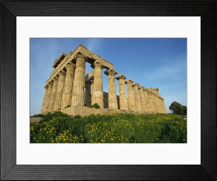 Framed Print : Temple of Hera, dating from the 5th century BC, Selinunte, Sicily, Italy, Europe Framed Print : Temple of Hera, dating from the 5th century BC, Selinunte, Sicily, Italy, Europe