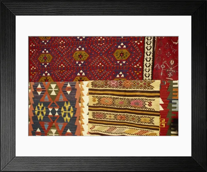 Framed Print : Carpets, Sivas, Anatolia, Turkey, Asia Minor, Eurasia