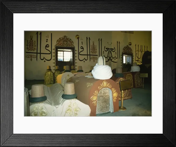 Framed Print : Sarcophagi of holy men, Mevlana Museum, Konya, Anatolia, Turkey, Eurasia Framed Print : Sarcophagi of holy men, Mevlana Museum, Konya, Anatolia, Turkey, Eurasia