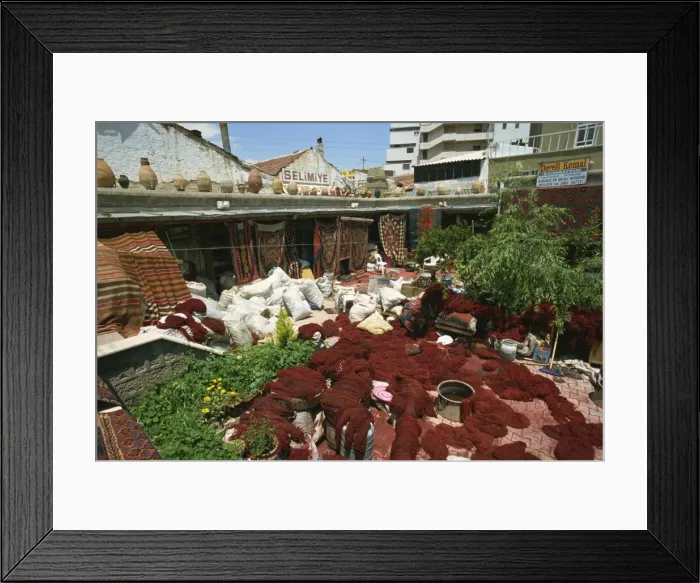 Framed Print : Dyeing vats, outdoor bazaar, Konya, Anatolia, Turkey, Asia Minor, Eurasia Framed Print : Dyeing vats, outdoor bazaar, Konya, Anatolia, Turkey, Asia Minor, Eurasia