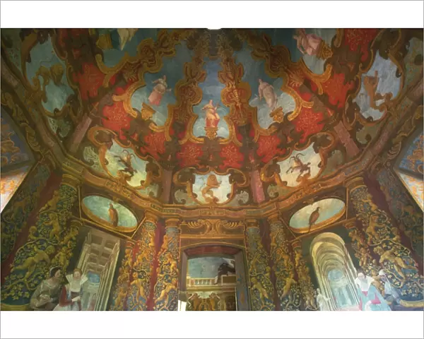 Illusionist frescoes by Donato Mascagni, Schloss Hellbrunn, near Salzburg