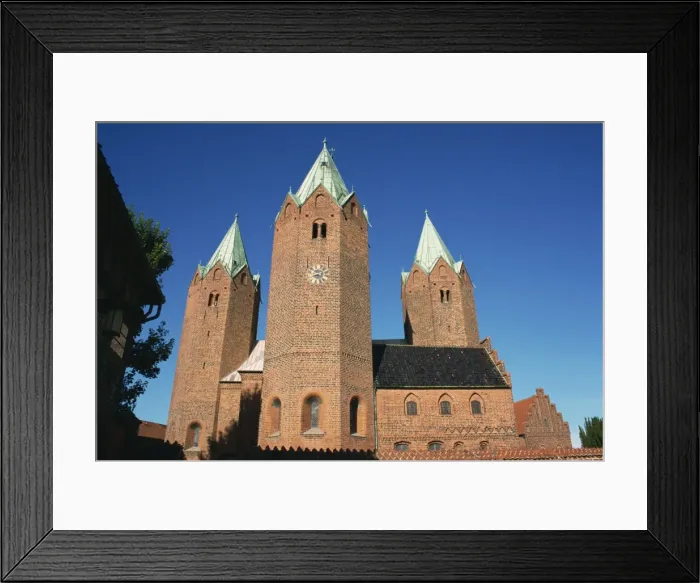 Framed Print : Vor Frue church dating from the 12th century, Kalundborg, Zealand, Denmark Framed Print : Vor Frue church dating from the 12th century, Kalundborg, Zealand, Denmark