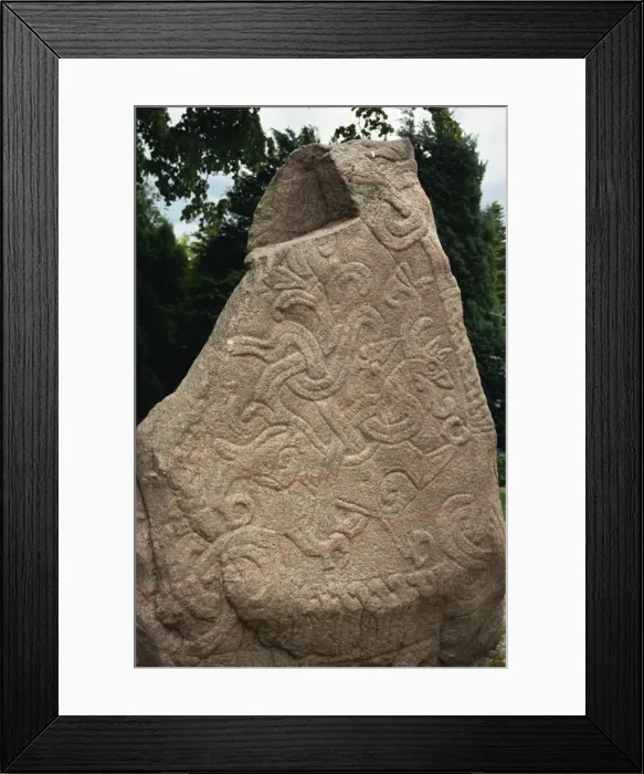 Framed Print : Rune stone dating from the 10th century, Jelling, Jutland, Denmark, Scandinavia, Europe Framed Print : Rune stone dating from the 10th century, Jelling, Jutland, Denmark, Scandinavia, Europe