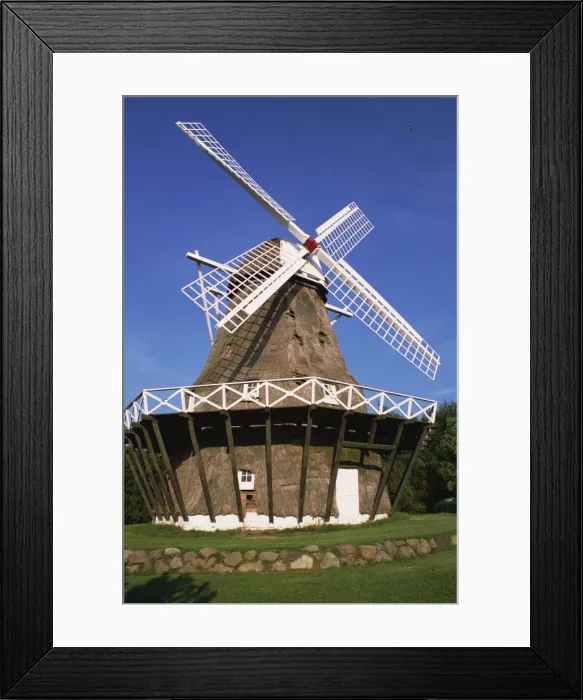 Framed Print : Soby Mill, Aero, Denmark, Scandinavia, Europe Framed Print : Soby Mill, Aero, Denmark, Scandinavia, Europe