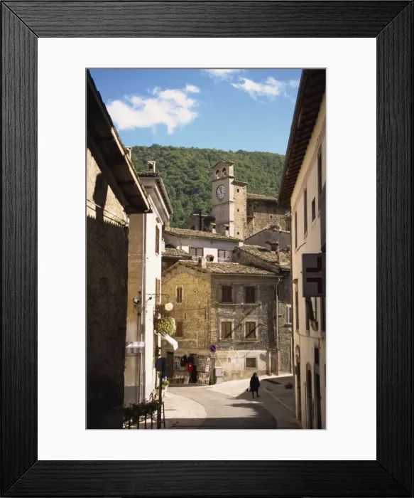 Framed Print : Scanno, Abruzzo, Italy, Europe Framed Print : Scanno, Abruzzo, Italy, Europe