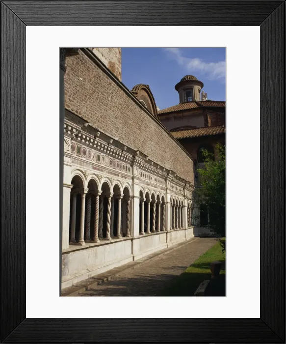 Framed Print : Cloister from the 13th century, San Giovanni in Laterano Basilica, Rome Framed Print : Cloister from the 13th century, San Giovanni in Laterano Basilica, Rome