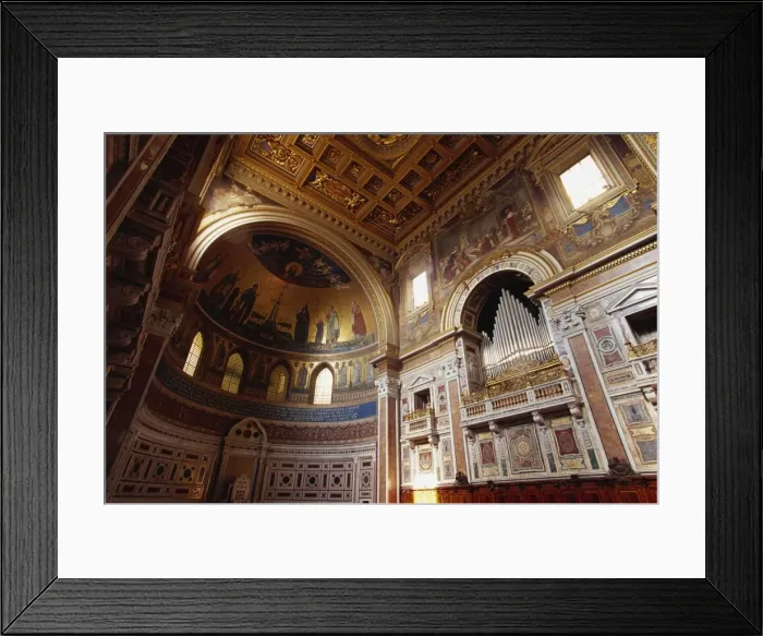 Framed Print : Interior of St. John Lateran Basilica, Rome, Lazio, Italy, Europe Framed Print : Interior of St. John Lateran Basilica, Rome, Lazio, Italy, Europe