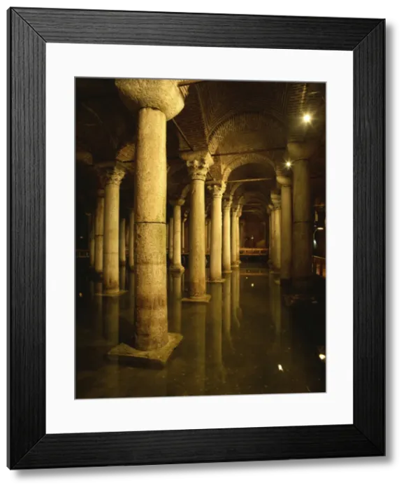 Framed Print : Yerebatan Saray, underground cistern, Istanbul, Turkey, Europe Framed Print : Yerebatan Saray, underground cistern, Istanbul, Turkey, Europe