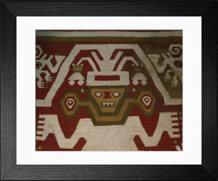 Framed Print : Fabrics, Amano Museum, Lima, Peru, South America Framed Print : Fabrics, Amano Museum, Lima, Peru, South America