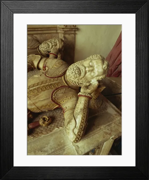 Framed Print : Tomb effigies of Sir Phillip and Sir Thomas Hoby dating from 1556, Bisham church Framed Print : Tomb effigies of Sir Phillip and Sir Thomas Hoby dating from 1556, Bisham church
