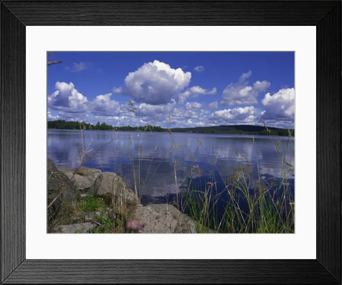 Framed Print : Lake at Ramen, north of Filipstad, in summer, Eastern Varmland, Sweden Framed Print : Lake at Ramen, north of Filipstad, in summer, Eastern Varmland, Sweden
