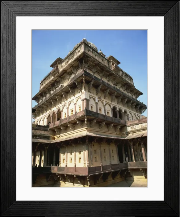 Framed Print : Central five storey structure of Nrising Dev Palace, Datia, Madhya Pradesh state Framed Print : Central five storey structure of Nrising Dev Palace, Datia, Madhya Pradesh state