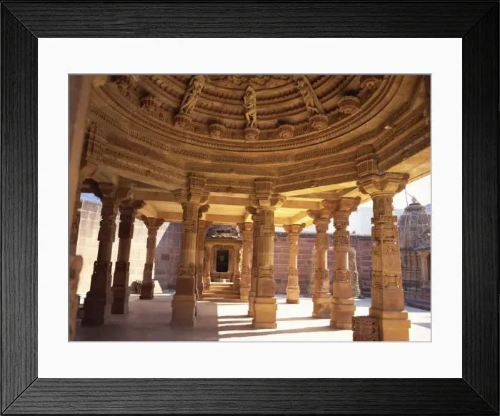 Framed Print : Mahavira, a Jain temple dating from the 8th and 11th centuries, Osian, Rajasthan state Framed Print : Mahavira, a Jain temple dating from the 8th and 11th centuries, Osian, Rajasthan state