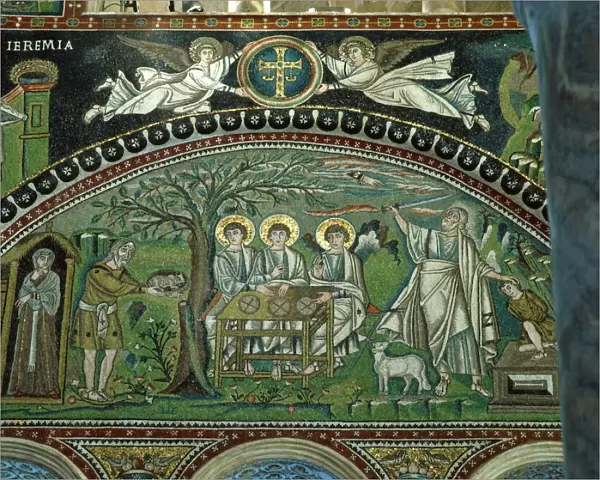 The 6th century mosaics in the Basilica of San Vitale, Ravenna, UNESCO World Heritage Site